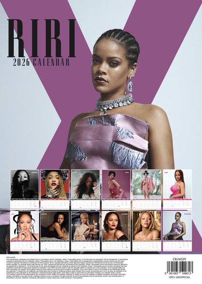 Rihanna Calendar 2026 – A Fierce & Fabulous Year with the Ultimate Icon