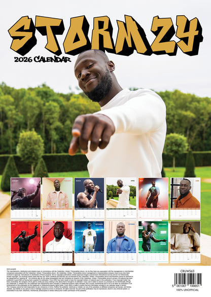 Stormzy Calendar 2026 – A Year with the UK’s Rap Icon