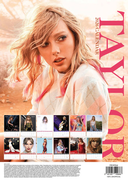 Taylor Swift Calendar 2026 – Celebrate a Year with the Global Pop Icon