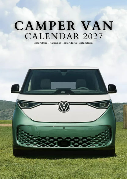 Camper Van Transport Calendar 2027 – M-PRA Range