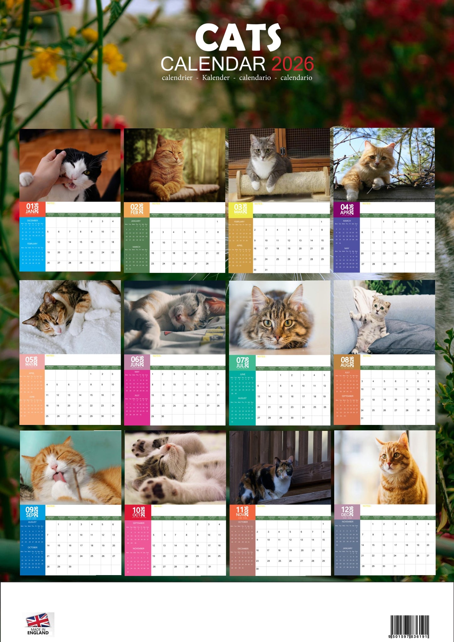 Cats Calendar 2026 – M-PRA Range