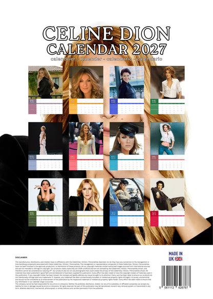 Celine Dion Music Calendar 2027 – M-PRA Range