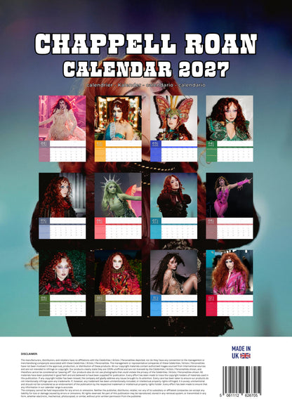 Chappell Roan Music Calendar 2027 – M-PRA Range