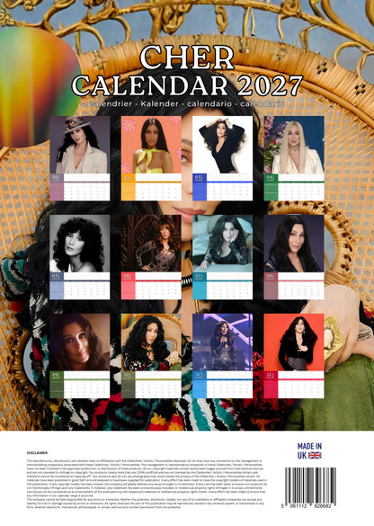 Cher Music Calendar 2027 – M-PRA Range