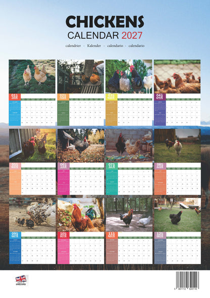 Chickens Calendar 2027 – M-PRA Range