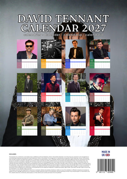 David Tennant Calendar 2027 – M-PRA Range