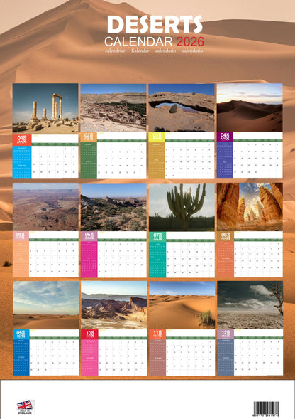 Desert Natural Calendar 2026 – M-PRA Range