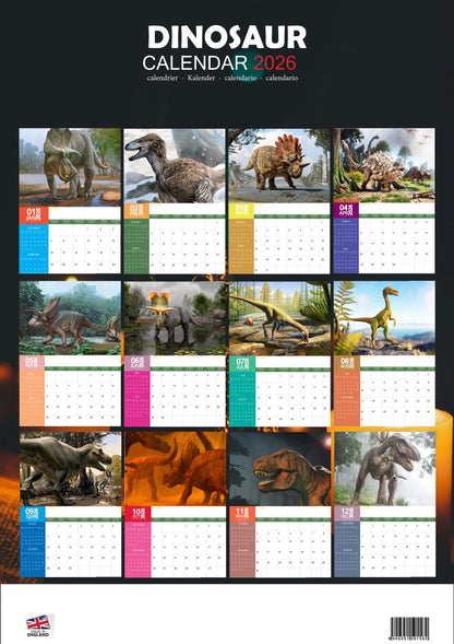 Dinosaur Art Calendar 2026 – M-PRA Range