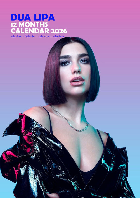 Dua Lipa Music Calendar 2026 – M-PRA Range