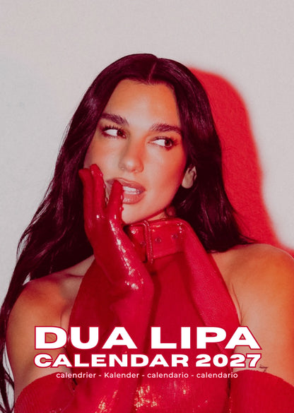 Dua Lipa Music Calendar 2027 – M-PRA Range