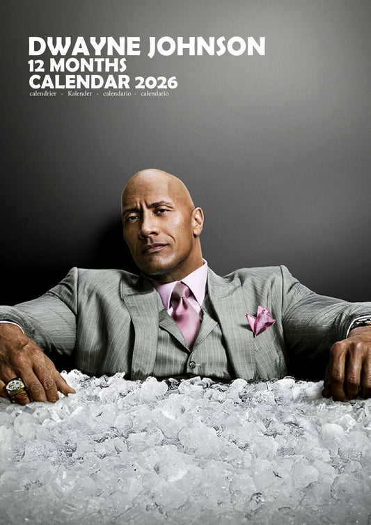 Dwayne Johnson Celebrity Calendar 2026 – M-PRA Range