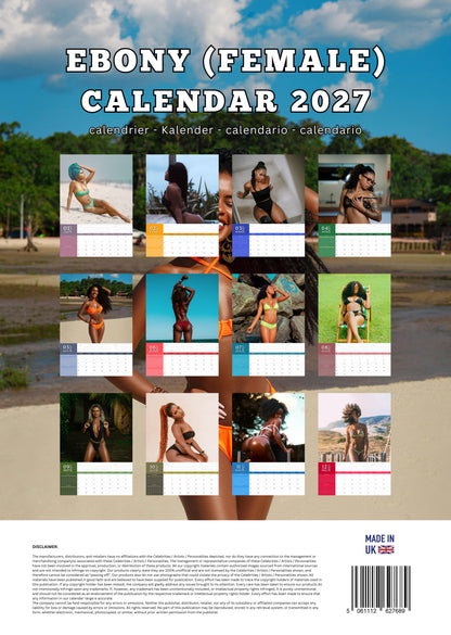 Ebony Calendar 2027 – M-PRA Range