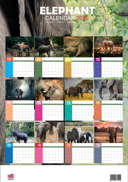 Elephant Calendar 2026 – M-PRA Range