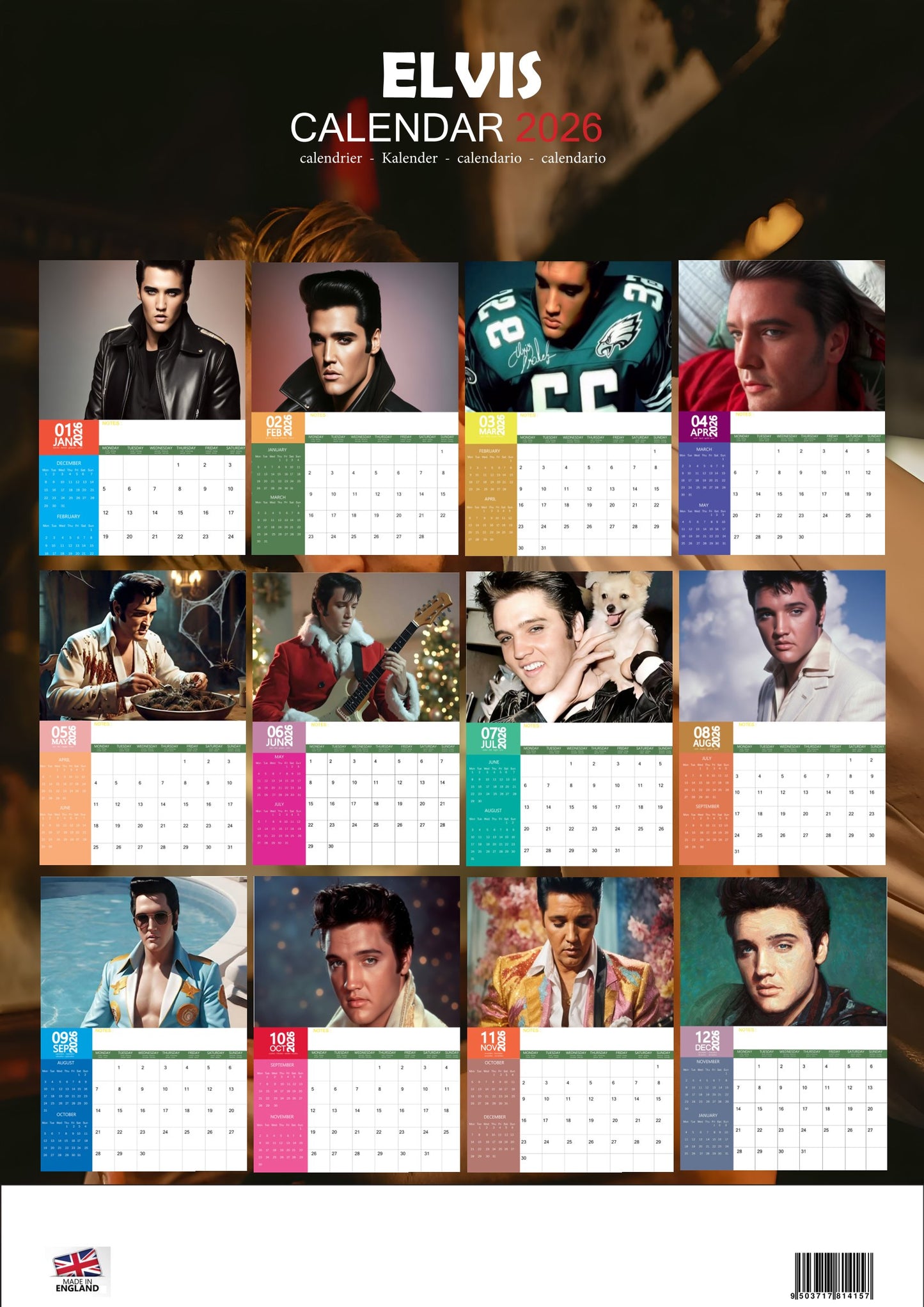 Elvis Music Calendar 2026 – M-PRA Range