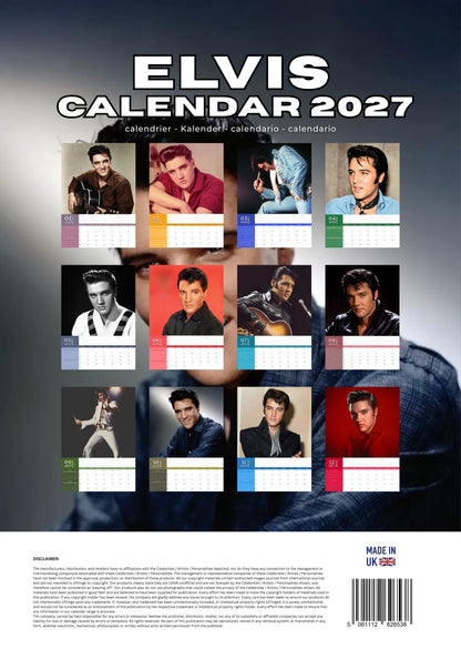 Elvis Music Calendar 2027 – M-PRA Range