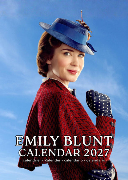 Emily Blunt Calendar 2027 – M-PRA Range