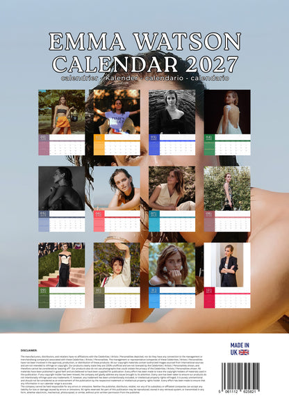 Emma Watson Calendar 2027 – M-PRA Range