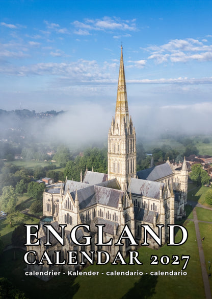 England Calendar 2027 – M-PRA Range