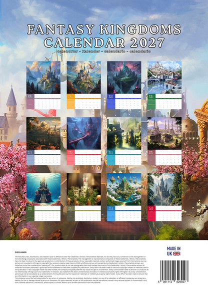 Fantasy Kingdoms Calendar 2027 – M-PRA Range