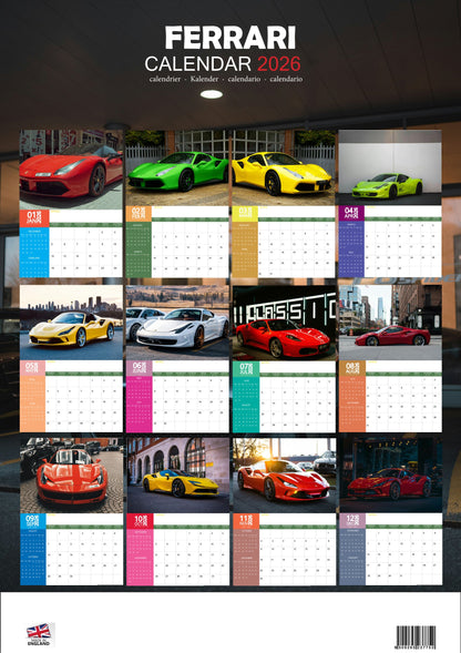Ferrari Transport Calendar 2026 – M-PRA Range