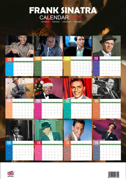 Frank Sinatra Music Calendar 2026 – M-PRA Range
