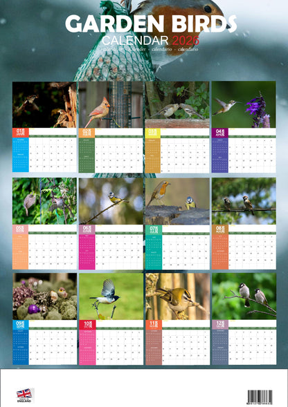 Garden Birds Calendar 2026 – M-PRA Range