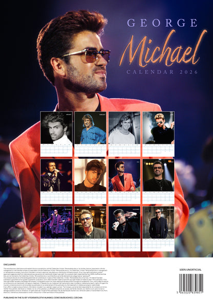 George Michael Calendar 2026 – RR Range
