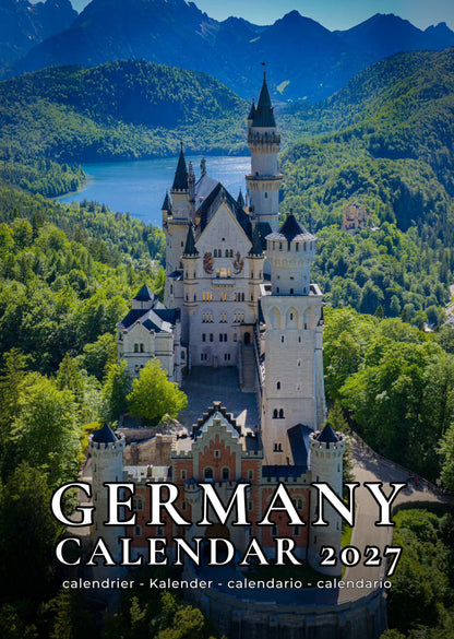 Germany Calendar 2027 – M-PRA Range