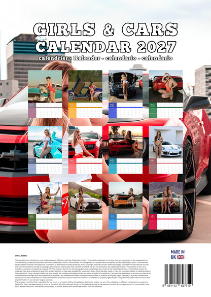 Girls & Cars Calendar 2027 – M-PRA Range