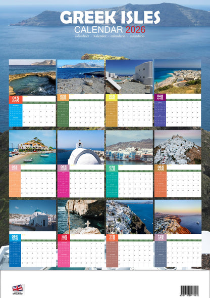 Greek Isles Calendar 2026 – M-PRA Range