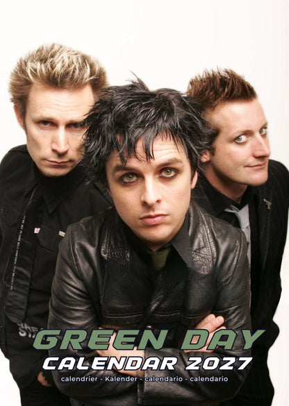 Green Day Music Calendar 2027 – M-PRA Range