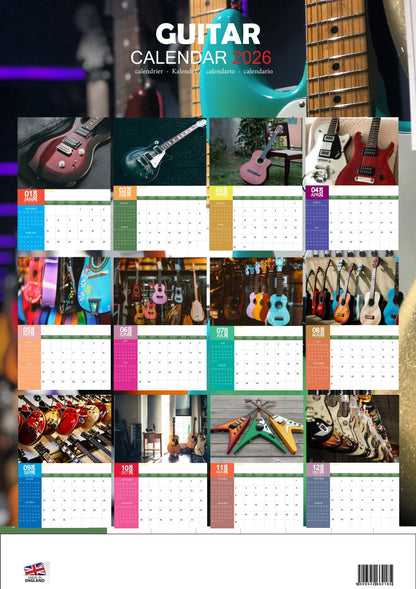 Guitar Art Calendar 2026 – M-PRA Range