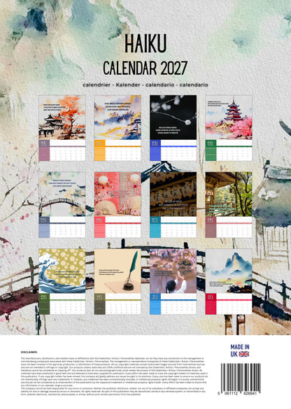 Haiku Calendar 2027 – M-PRA Range