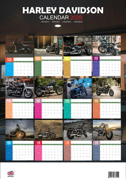 Harley Davidson Transport Calendar 2026 – M-PRA Range
