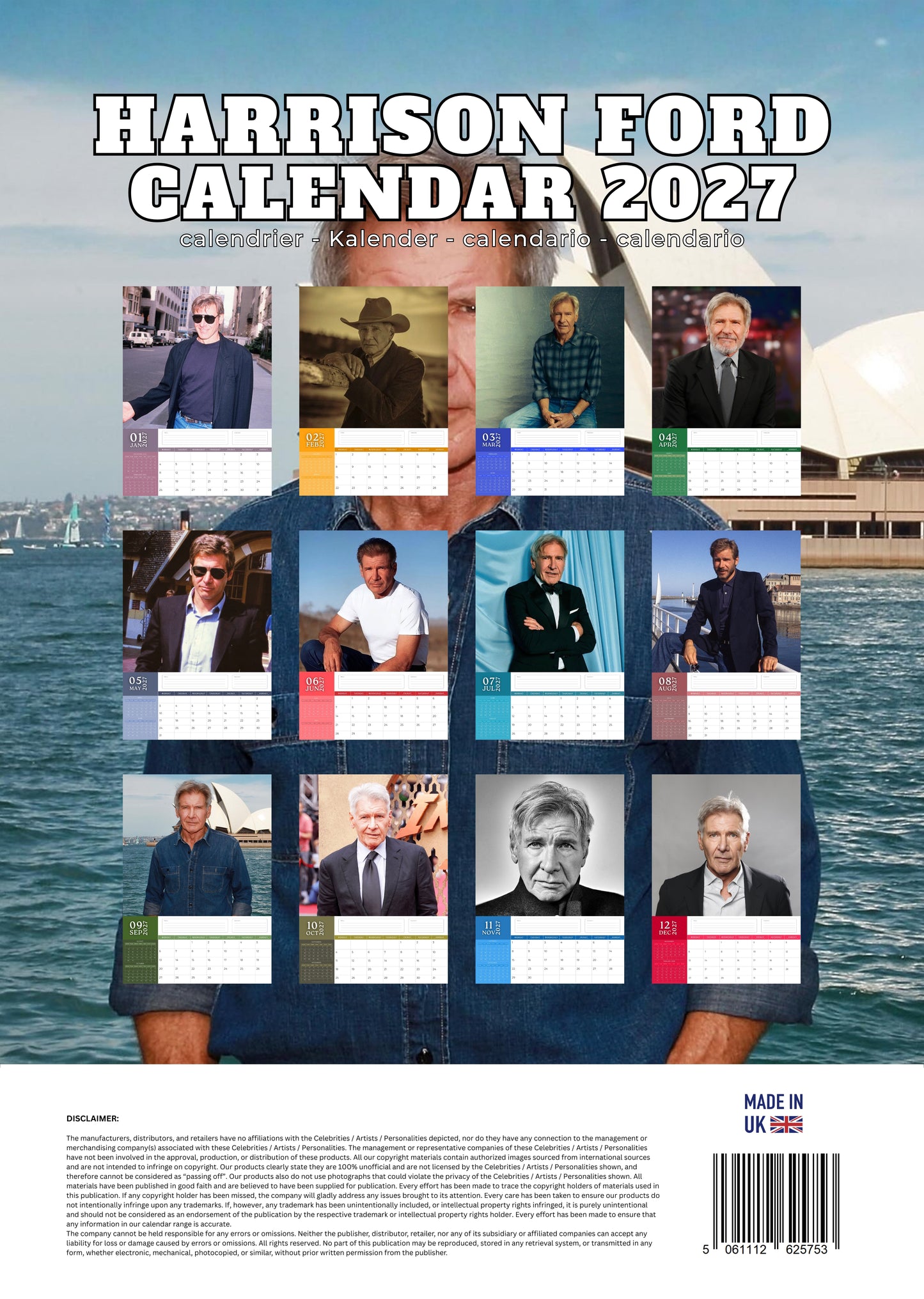 Harrison Ford Calendar 2027 – M-PRA Range