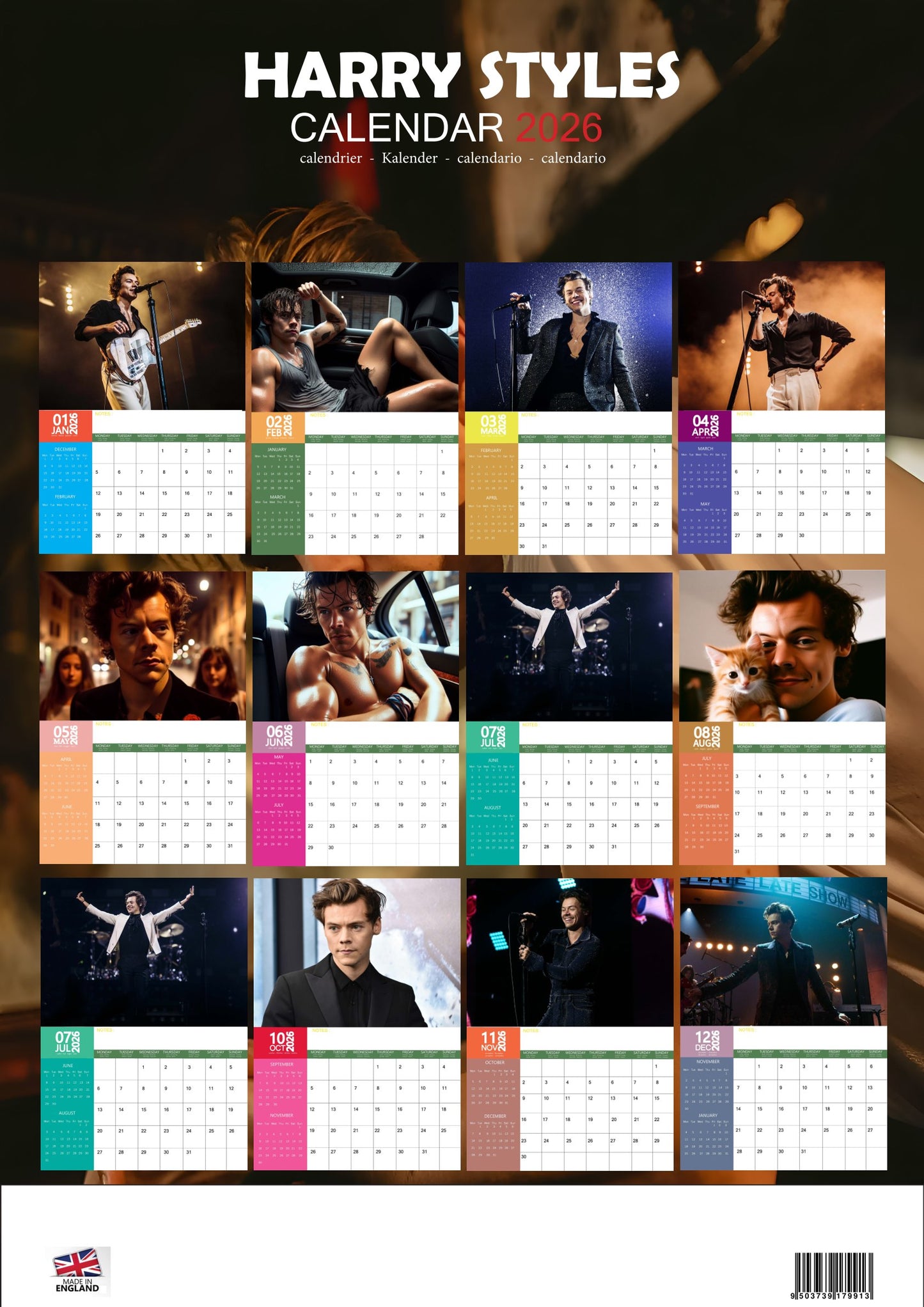 Harry Styles Music Calendar 2026 – M-PRA Range