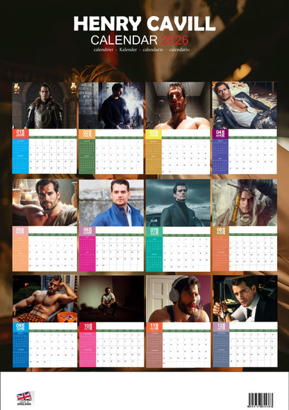 Henry Cavill Celebrity Calendar 2026 – M-PRA Range