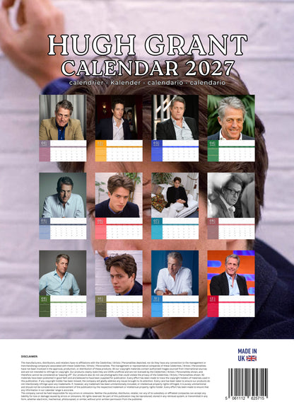 Hugh Grant Calendar 2027 – M-PRA Range