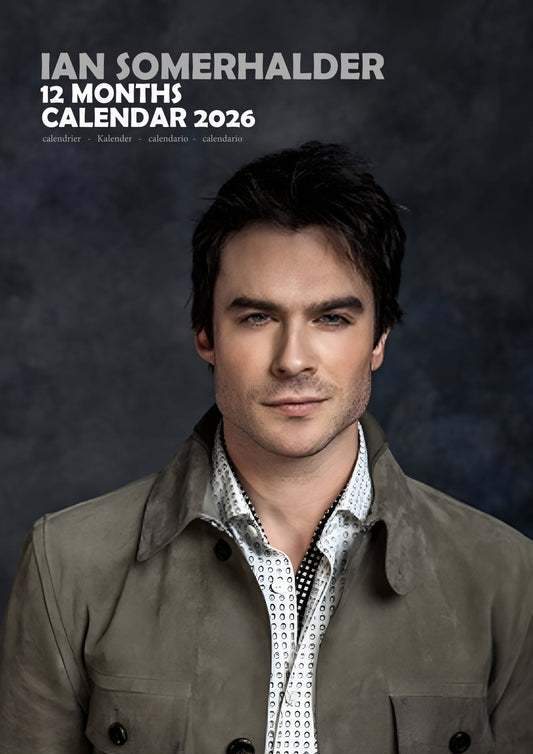 Ian Somerhalder Celebrity Calendar 2026 – M-PRA Range