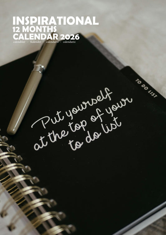 Inspirational Quotes Art Calendar 2026 – M-PRA Range