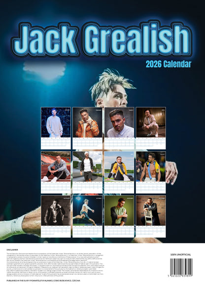 Jack Grealish Calendar 2026 – RR Range