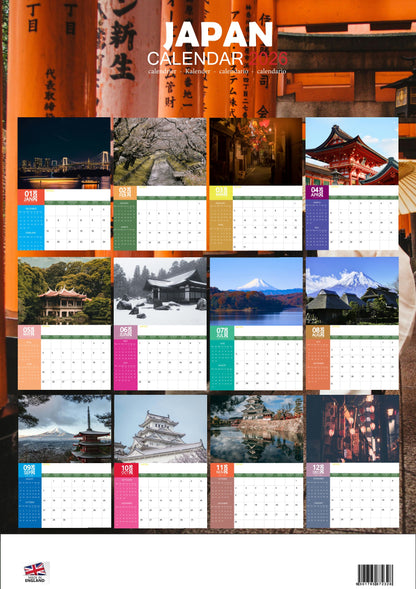 Japan Calendar 2026 – M-PRA Range