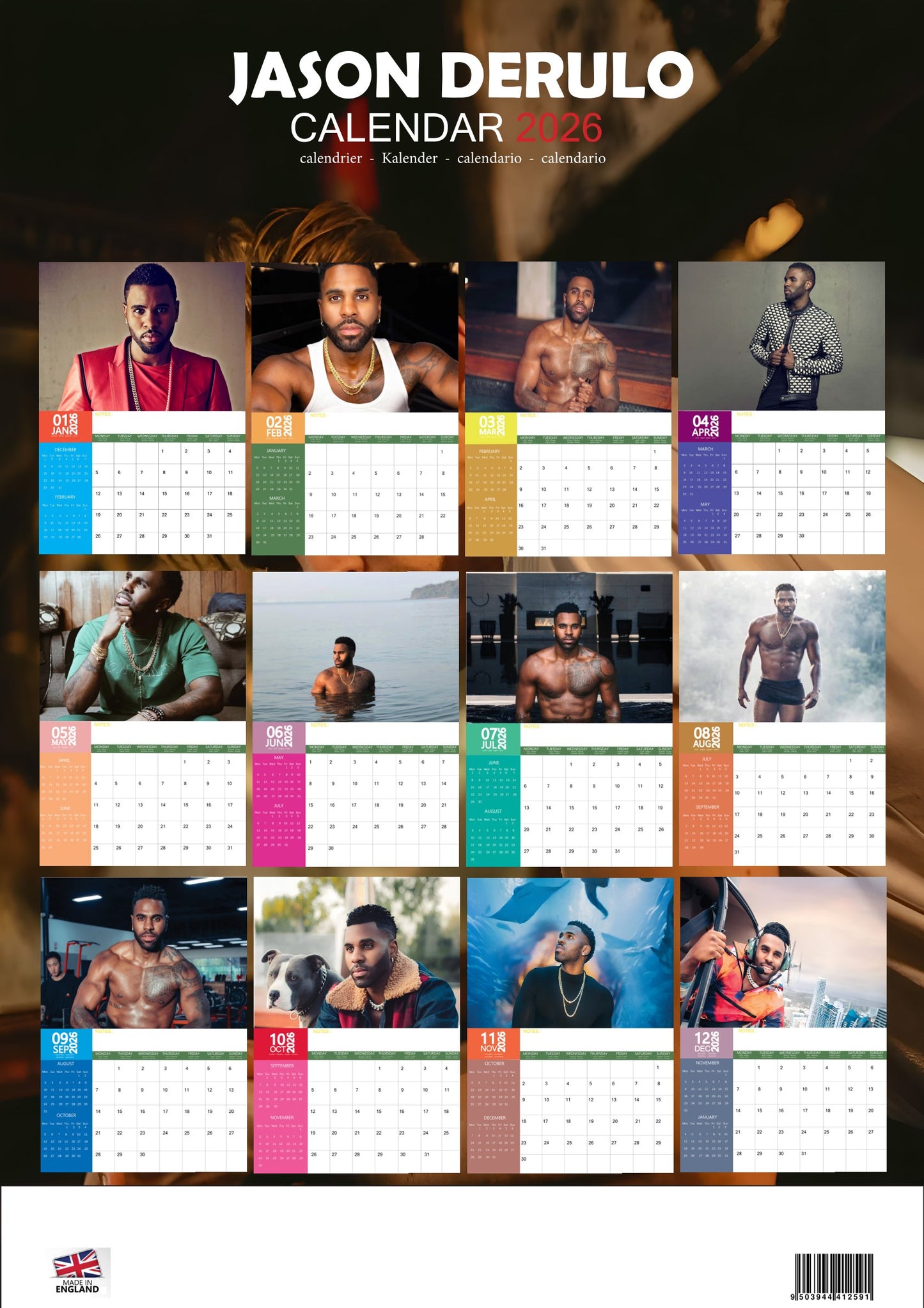 Jason Derulo Music Calendar 2026 – M-PRA Range