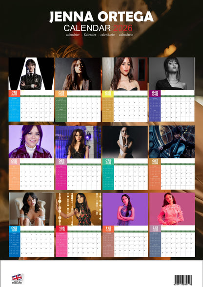 Jenna Ortega Celebrity Calendar 2026 – M-PRA Range