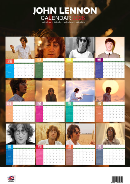 John Lennon Music Calendar 2026 – M-PRA Range
