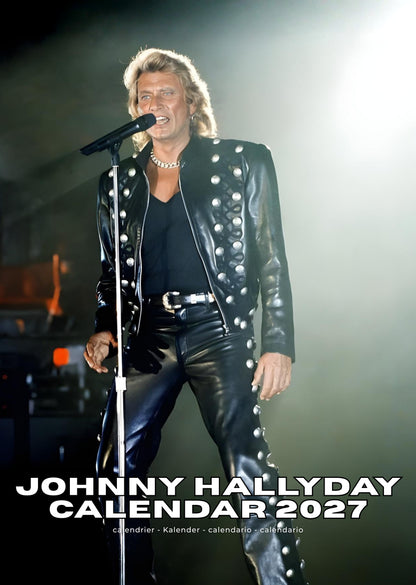 Johnny Hallyday Music Calendar 2027 – M-PRA Range