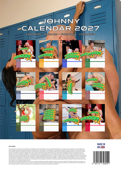 Johnny Sins (XXX) - Calendar 2027