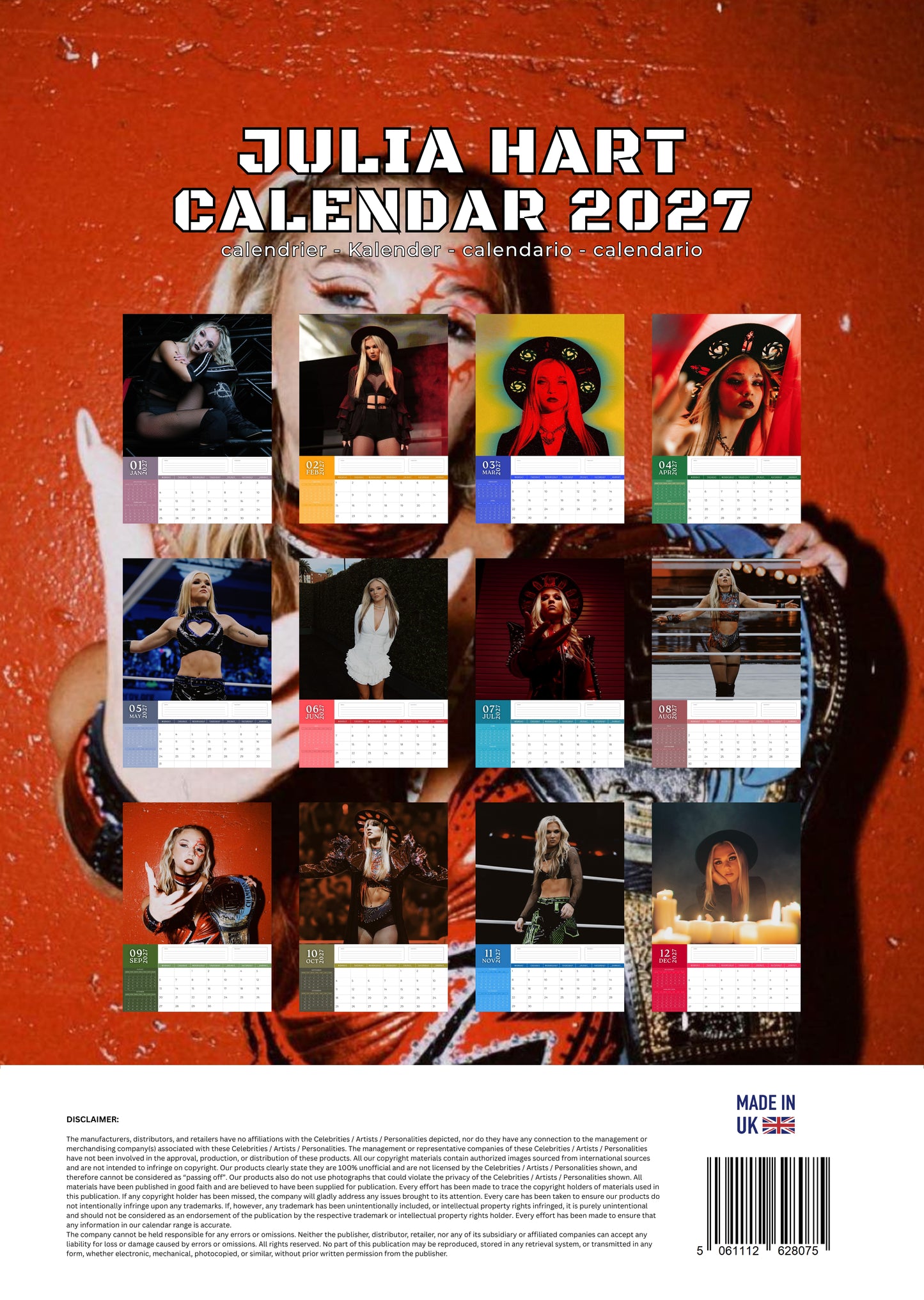 Julia Hart Calendar 2027 – M-PRA Range