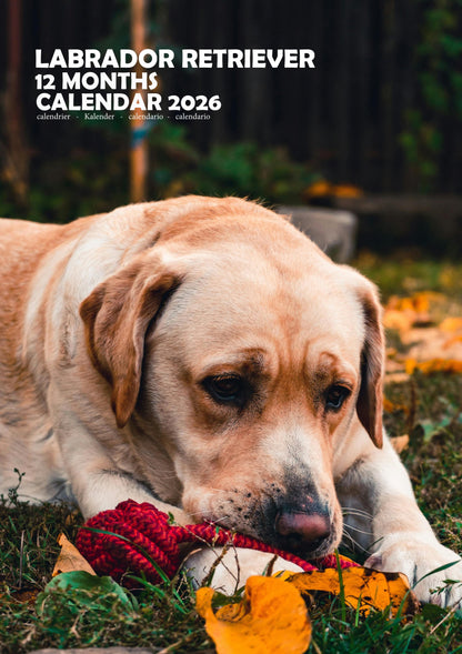 Labrador Retriever Dog Calendar 2026 – M-PRA Range