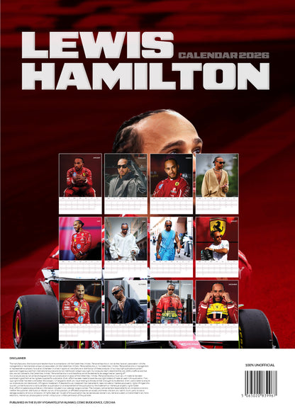 Lewis Hamilton Calendar 2026 – RR Range